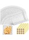 200 Pcs 10 X 10 cm Clear Cookie Cake Biscuit Polka Dot Opp Bags, Small Cellophane Plastic Sweet Bags, Self Seal Cookie Packaging Wrapper Bags, Clear Self Adhesive Bags, Diy for Food Biscuit Candy Bags