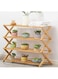 eWINNER 4 layers Wooden Bamboo Plant Flower Stand Plant Shelf Standing Flower Pots Shelf Flower Pots Rack Display for Indoor Outdoor Use Show Less