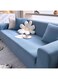 TEX-RO Sofa Cover 1 Seater Elastic Sofa Cover for Couch Sofa Covers Perfect 1 Seater Sofa Cover Stretchable Sofa Slipcover (1 Seater Sofa Cover, Sky)