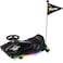 Crazy Cart Shift Lightshow - Drifting Go-Kart For Kids By Razor, Multi-Color LED Lights, Power Core Hub Motor, Variable-Speed Foot Pedal Accelerator, Rechargeable Battery, Top Speed Control Switch