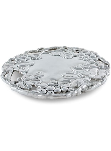 Arthur Court Grapevine 8-Inch Round Trivet