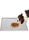 STAYOUNG Silicone Pet Placemats - Pet Feeding Bowl Placemats, Waterproof And Non-Slip, Prevent Food Residues From Splashing On The Floor, Suitable for Cats And Puppies (Light Grey)