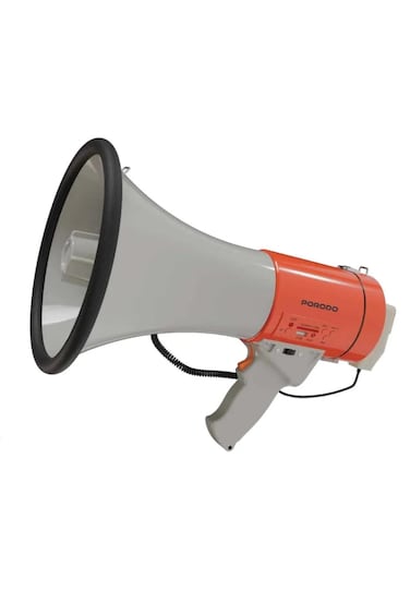 Portable Megaphone 50W with Bluetooth, Recording Function &amp; 700m Sound Range
