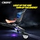 Crony JL009 8 Inch Kids Electric Drift Trike - 3-Wheel Drift Scooter With LED Lights, Bluetooth, 36V And 3-Speed Modes For Ultimate Fun, Max Load 70 KG, Shock-Absorbing Seat Cushion (Red &amp; Blue fire)