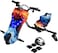 Crony JL009 8 Inch Kids Electric Drift Trike - 3-Wheel Drift Scooter With LED Lights, Bluetooth, 36V And 3-Speed Modes For Ultimate Fun, Max Load 70 KG, Shock-Absorbing Seat Cushion (Red &amp; Blue fire)
