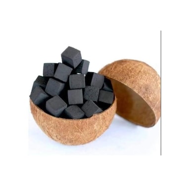 Natural Coconut Charcoal Cubes 1KG &ndash; 100% Eco-Friendly Hookah, Shisha &amp; Bakhoor Coal Briquettes

