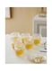 6-Piece Thickened Heat Insulation Glass Set Round 280 ML Clear