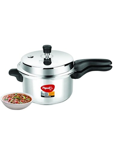 Pigeon Pressure Cooker, Silver, 5 Liters, 14046