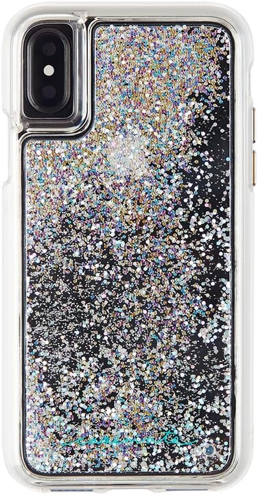 جراب Case-Mate Naked Tough Waterfall لهاتف iPhone X/iPhone 10/iPhone Ten - قزحي الألوان