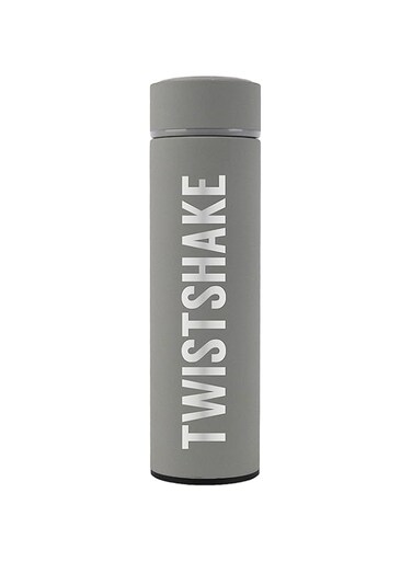 Twistshake Hot Or Cold Bottle 420ml Pastel Grey