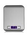 SKEIDO Digital Food Scale Kitchen Scale with 1g/0.03oz Accuracy Resolution, 6 Unit/Adjustable Shutdown Time/HD LCD/Stainless Steel,for Baking and Cooking (AAA Batteries Included) Silver (5Kg/1g)