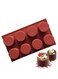 Cavity Round Silicone Cake Mold Chocolate Covered Cookie Mould Pastry Baking Accessories for Jelly Pudding Soap Cheesecake