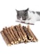 Mumoo Bear 30Pcs Cat Catnip Sticks, Cat Chew Sticks, Cat Catnip toys, Natural Matatabi Silvervine Chew Sticks, Teeth Grinding Chew toys for Cat, Dental Catnip Toys for Cat Kitten