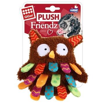 Owl Plush Friendz With Sqeaker