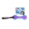 GiGwi Dumbell &lsquo;Push To Mute&rsquo; Transparent - Purple / Blue