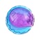 Gigwi G-Ball Purple/Blue Squeaker Transparent (Medium)