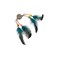 Eco Line Catch Scratch with Rattle Wood / Feather / Rattan