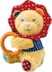 Gigwi Lion Plush Friendz with Squeaker &amp; TPR Ring