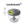 LocknLock 3-Blade Quick Chopper 650ml &ndash; BPA-Free Manual Food Chopper with Easy Pull Tab