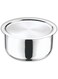 Stainless Steel 304 Grade Tope/Patila/Topiya with Lid - Diameter 14 cm, Capacity 1.1 Litre, Induction and Gas Stove Friendly, , Silver