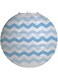 Creative Converting Two Tone Chevron Lanterns, Length 12-Inch Size, Pastel Blue