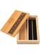 Bakhoor BoSidin &ndash; Wooden Incense Oud Bakhoor Burner Gift Box with Incense Sticks 10pcs 3mm Oud &ndash; A82S