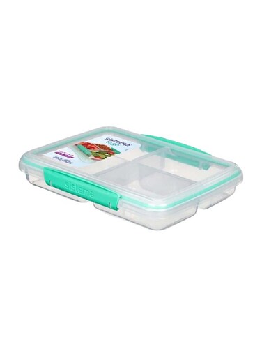 Air Tight Multi Split Food Container Green