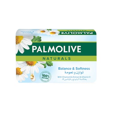 Palmolive Naturals Chamomile &amp; Vitamin E Balanced And Mild Bar Soap 170g