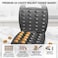 24 PCS Walnut Cookie Maker,1400W Double Side Heating, Non-Stick Electric Nut, Walnut, Cake &amp; Biscuits Maker, Mini Nut Breakfast Machine, Baking Tool for Home Kitchen" Black