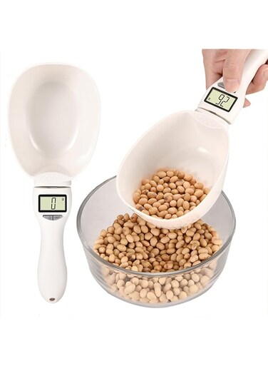 Spoon Scale, Electronic Digital Spoon Scale Measuring Spoon, Digital Spoon Scale 800g / 0.1g High Precision with LCD Screen Display Electronic Measuring Spoon for Kitchen Gadgets and Daily Meals