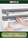 4-in-1 Wall-Mount Paper Towel Holder &amp; Sauce Bottle Spice Rack Shelf &amp; Multi-Function Refrigerator Cling Film Storage Rack &amp; Tin Foil Paper Organizer &amp; Towel Storage Holder for Kitchen or Bathroom