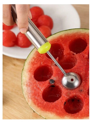 Fruit Baller Spoon, Stainless Steel Melon Scoop for Watermelon Cantaloupe Ice Cream
