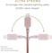 Native Union Belt Cable XL - 10Ft Ultra-Strong Reinforced Durable USB-C To Lightning [MFI Certified] Charging Cable With Leather Strap Compatible With iPhone/iPad (Rose)