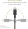 Native Union Night Cable - 10Ft Ultra-Strong Reinforced Durable USB-C To Lightning [MFI Certified] Charging Cable With Weighted Knot Compatible With iPhone 14, iPhone 13 And Earlier (Cosmos)