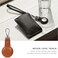 Native Union Classic Airtag Holder Protective Genuine Italian Leather Case For Apple Airtag Tracker Clips Onto Keys, Backpacks, Bags &amp; More (Tan)