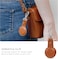 Native Union Classic Airtag Holder Protective Genuine Italian Leather Case For Apple Airtag Tracker Clips Onto Keys, Backpacks, Bags &amp; More (Tan)