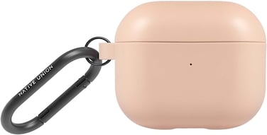 Native Union Roam Case For Airpods (3rd Gen) Smooth Minimalist Case With Clip - Compatible With Airpods (Peach)