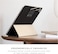 Native Union W.F.A iPad Folio Minimalist Foldable Stand And Cover Made Of Recycled Materials Compatible With iPad Pro 11, iPad Air 10.9&quot; With Easy Magnetic Attachment, Button &amp; String Design -Black