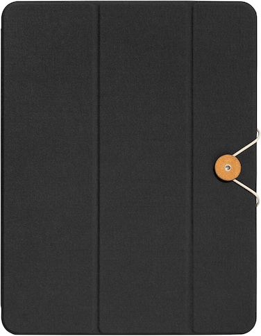 Native Union W.F.A iPad Folio Minimalist Foldable Stand And Cover Made Of Recycled Materials Compatible With iPad Pro 11, iPad Air 10.9&quot; With Easy Magnetic Attachment, Button &amp; String Design -Black