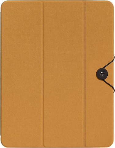 حامل وغطاء iPad Folio W.F.A من Native Union - حامل وغطاء iPad قابل للطي بتصميم بسيط مصنوع من مواد معاد تدويرها، متوافق مع iPad Pro مقاس 12.9 بوصة، مع تثبيت مغناطيسي سهل وتصميم بزر وخيط (كرافت)