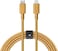 Native Union Belt USB-C To Lightning Cable 10Ft - Braided Nylon PD Cable, With Leather Strap, For Apple iPhone 14/13/12/Pro/Max, 11/Pro/Max, XS/XR/X/Max, 8/8 Plus, Airpods Pro - Kraft