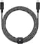 Native Union Belt Cable Pro 2.4M, 240W USB-C To USB-C Charge &amp; Sync Cable, Ultra Fast PD Support, Built-In LED, For Apple Macbooks, iPads, Dell, IBM, Samsung, Huawei Laptops &amp; USB-C Devices, Cosmos