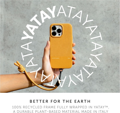 Native Union (RE) Classic Leather Case With MagSafe Compatible With iPhone 15 Pro 2023 6.1&quot;, 6-Ft Drop Protection, Made From Recycled Materials, Raised Edges, 1-Pc Construction, Kraft
