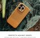 Native Union (RE) Classic Leather Case With MagSafe Compatible With iPhone 15 Pro Max 2023 6.7", 6-Ft Drop Protection, Raised Edges, 1-Pc Construction, Wireless Charging- Kraft