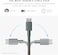 Native Union Type-C Belt Cable, USB-C To USB-C 4Ft Ultra-Strong Charging Cable Compatible With iPhone 16, 16 Plus, 16 Pro, 16 Pro Max, iPad Pro, iPad Air, Samsung S24, Flip 6, Fold 6 (Slate Green)