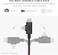 Native Union Belt Cable Duo Pro 240W - 8Ft Reinforced Braided Universal Pd3.1Charging Cable - Made With Recycled Materials - 2-In-1 MFI Certified Connectors For Lightning &amp; Type-C Devices (Cosmos)