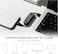 Native Union Pocket Cable 60W - Reinforced Braided USB-C To USB-C Portable Charging Cable - Compatible With iPhone 15, 15 Pro, 15 Pro Max, iPad Pro, iPad Air, Galaxy S24, Flip 5, Fold 5(Slate Green)