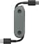 Native Union Pocket Cable 60W - Reinforced Braided USB-C To USB-C Portable Charging Cable - Compatible With iPhone 15, 15 Pro, 15 Pro Max, iPad Pro, iPad Air, Galaxy S24, Flip 5, Fold 5(Slate Green)