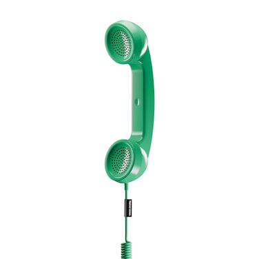 Native Union Pop Phone Retro Handset USB-C, Plug and Talk Connection, Hi-Quality Microphone and Speaker, Less Radiation, for iPhone 17/16/15 Samsung Tablets MacBooks Laptops w/ USB-C Port, Pine