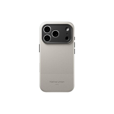 Native Union iPhone 18 Pro MagSafe Case ACTIVE 2.0, 10-Ft Drop Protection Premium Leather &amp; TPU Cover Case, Slim &amp; Thin, Raised Camera Bezel, Wireless Charging Compatible, Sandstone